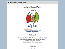 Tablet Screenshot of chefjuke.com